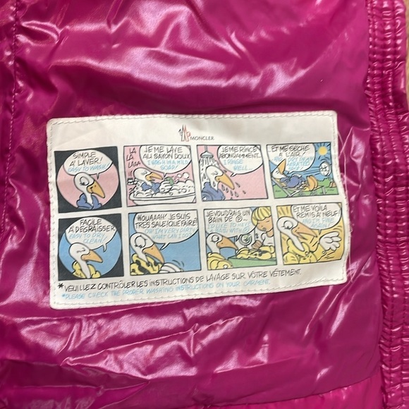 Moncler women’s Bady Giubbotto down puffer winter coat jacket pink hood  1 (XS) - Picture 7 of 16